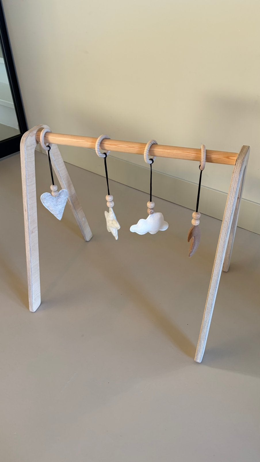 Houten babygym, Ophalen of Verzenden, Zo goed als nieuw, Babygym
