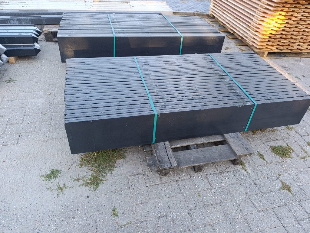 Gecoaten betonnen onderplaat 184x26x4cm Antraciet, Ophalen, Overige materialen, 1 tot 2 meter, Minder dan 3 meter