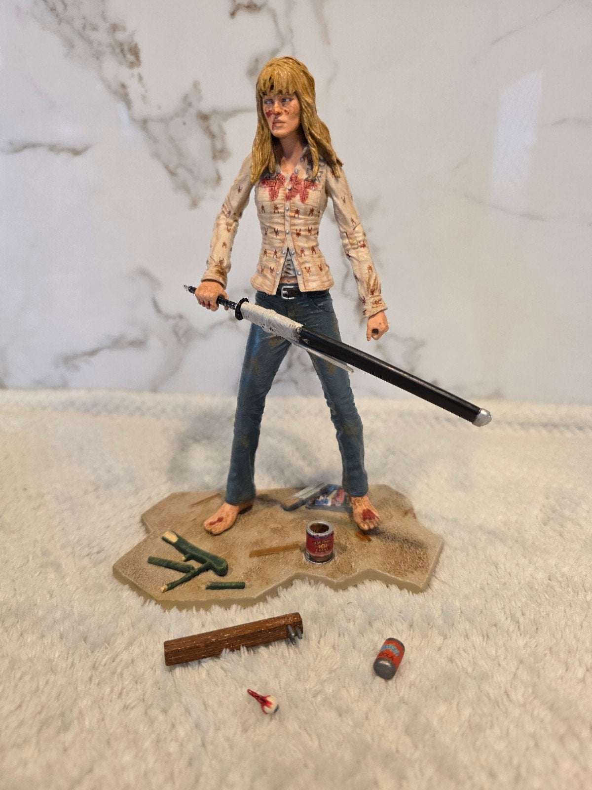 NECA Kill Bill Beatrix Kiddo Vol. 2 met base, Ophalen of Verzenden