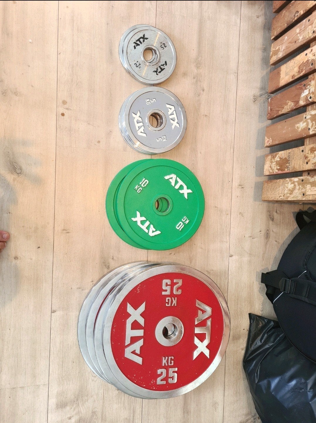 Atx calibrated plates, Sport en Fitness, Fitnessmaterialen, Ophalen, Nieuw