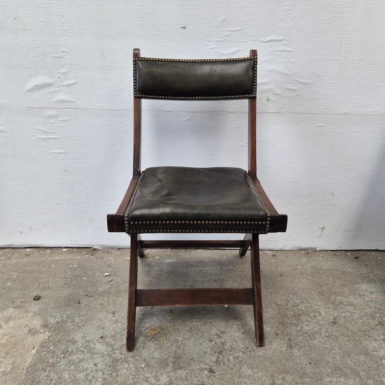 Quirky vintage stoel, Huis en Inrichting, Stoelen, Ophalen, Gebruikt, Bruin, Eén