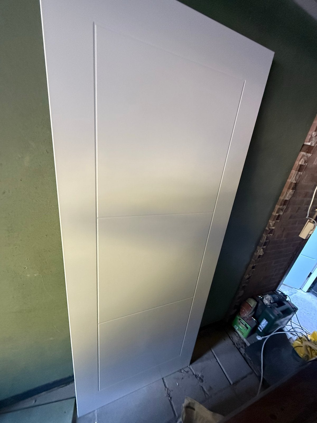 Opdek binnendeur, afgelakt wit 2115x854x40 LxBxD, Doe-het-zelf en Verbouw, Ophalen, 80 tot 100 cm, Binnendeur, Zo goed als nieuw