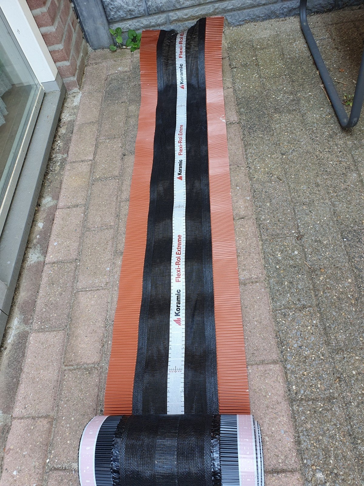 Ondervorst Koranic Flexi-rol extreme rood, Doe-het-zelf en Verbouw, Kunststof, Overige typen, Ophalen of Verzenden, Zo goed als nieuw