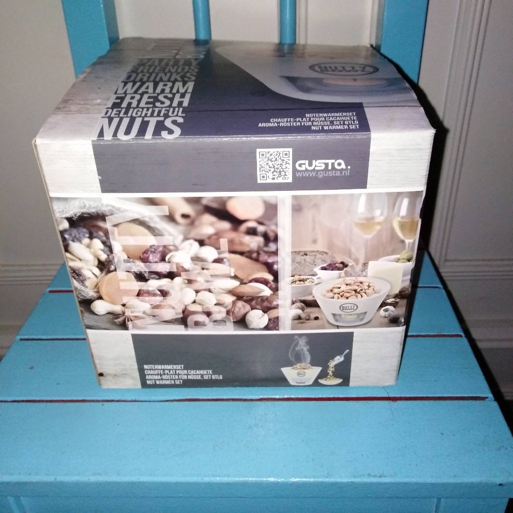 Notenwarmer Nutty Bowl voor warme nootjes set 6-delig Gusta, Ophalen, Overige typen, Nieuw, Steen/keramiek