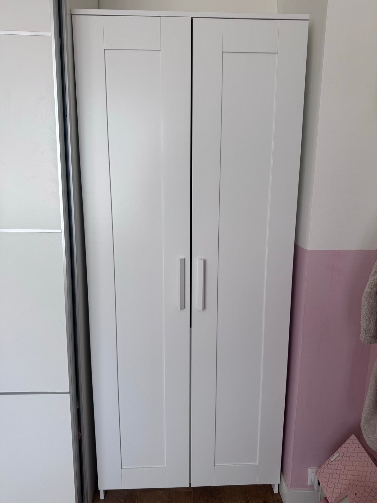 Witte Kinderkamer Kast 191 x 78 cm, Ophalen, Kast, 105 cm of meer, Zo goed als nieuw