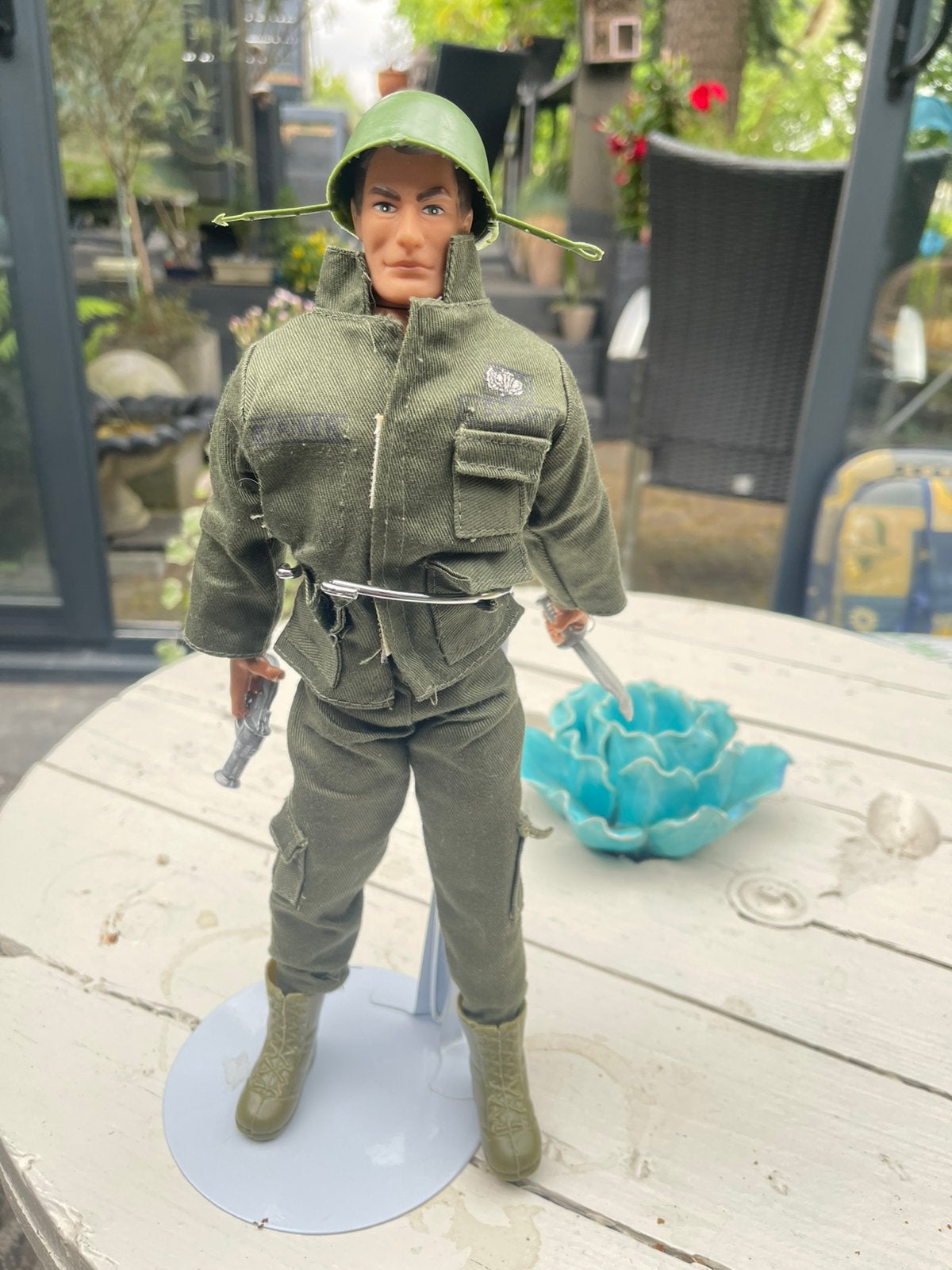 Vintage action man soldaat, Kinderen en Baby's, Speelgoed | Actiefiguren, Ophalen of Verzenden, Zo goed als nieuw