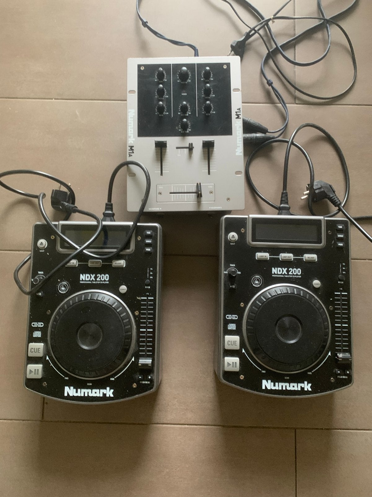 Numark NDX 200 DJ-set met M1A mixer, Ophalen, Gebruikt, Dj-set, Numark