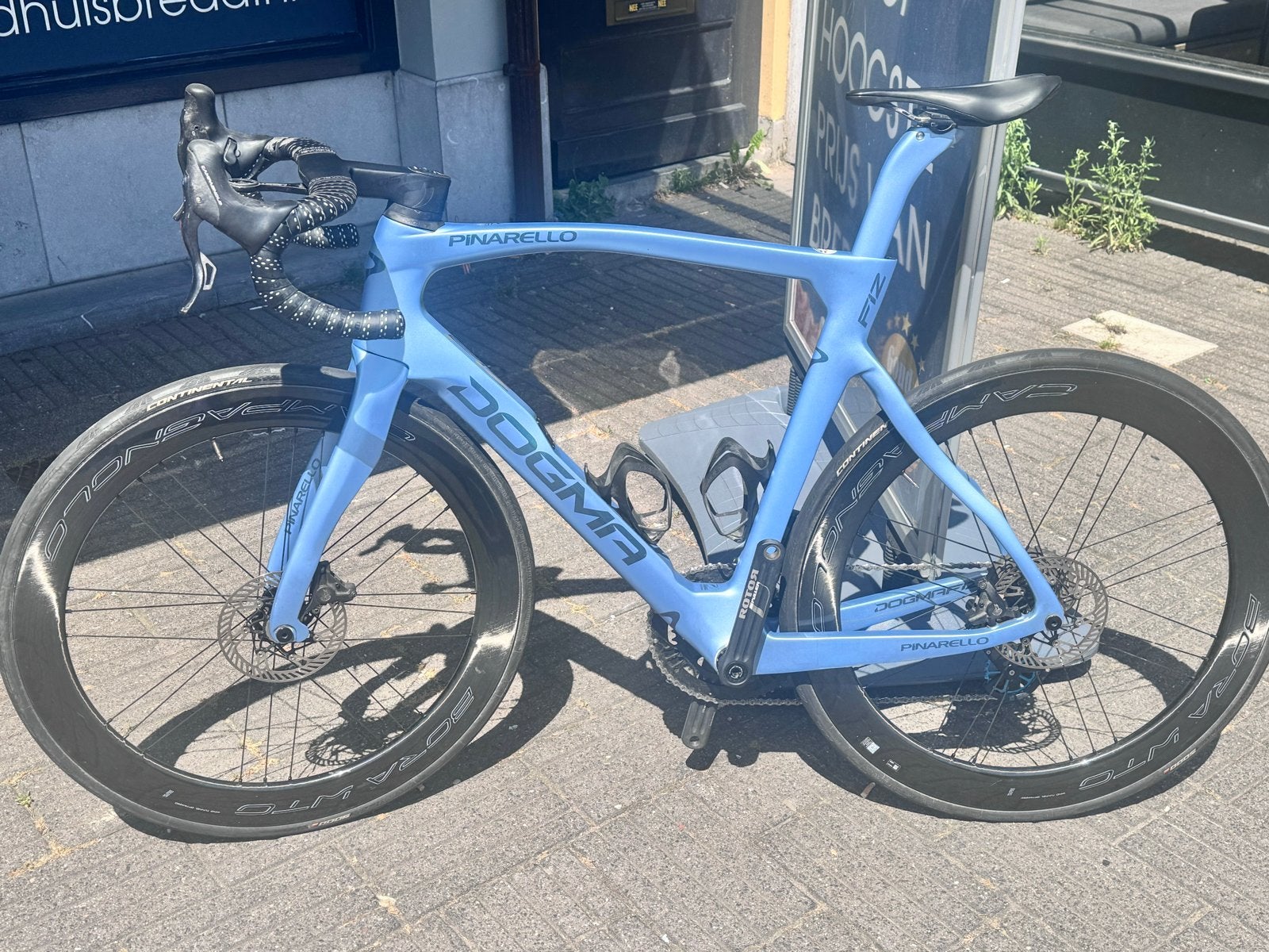 Pinarello Dogma F12 Campagnolo Super Record EPS Bora WTO, Carbon, Zo goed als nieuw, 57 tot 61 cm, Meer dan 20 versnellingen