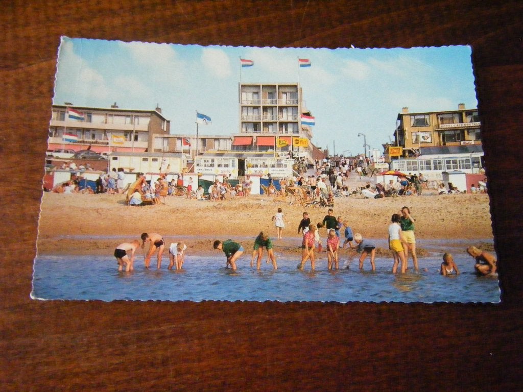 Z38 - Katwijk - Strand - Hotel - Mooi/Oud, Verzamelen, Ophalen of Verzenden, 1960 tot 1980, Zuid-Holland