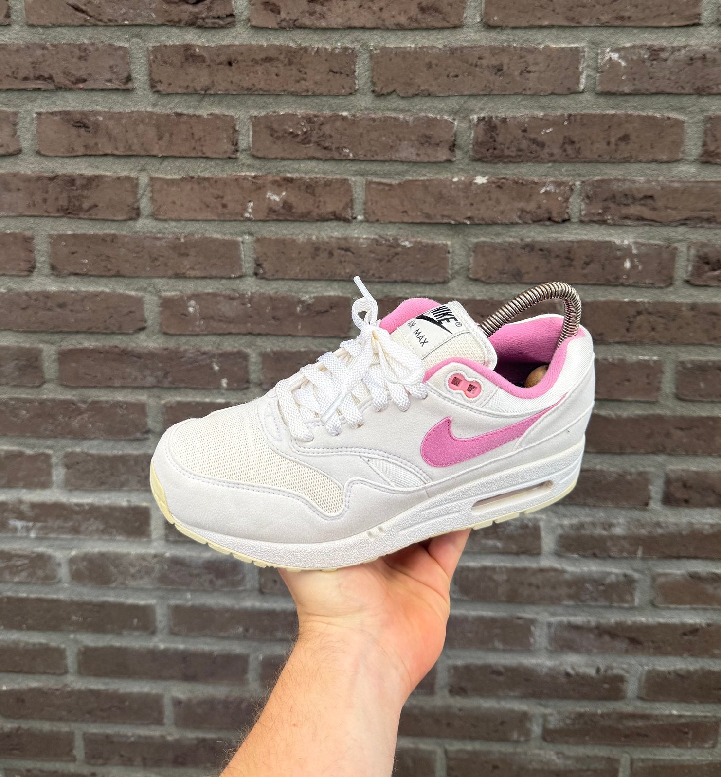 Nike Air Max 1 By You  (Custom iD) - Maat 38.5, Ophalen of Verzenden, Overige kleuren, Sneakers of Gympen