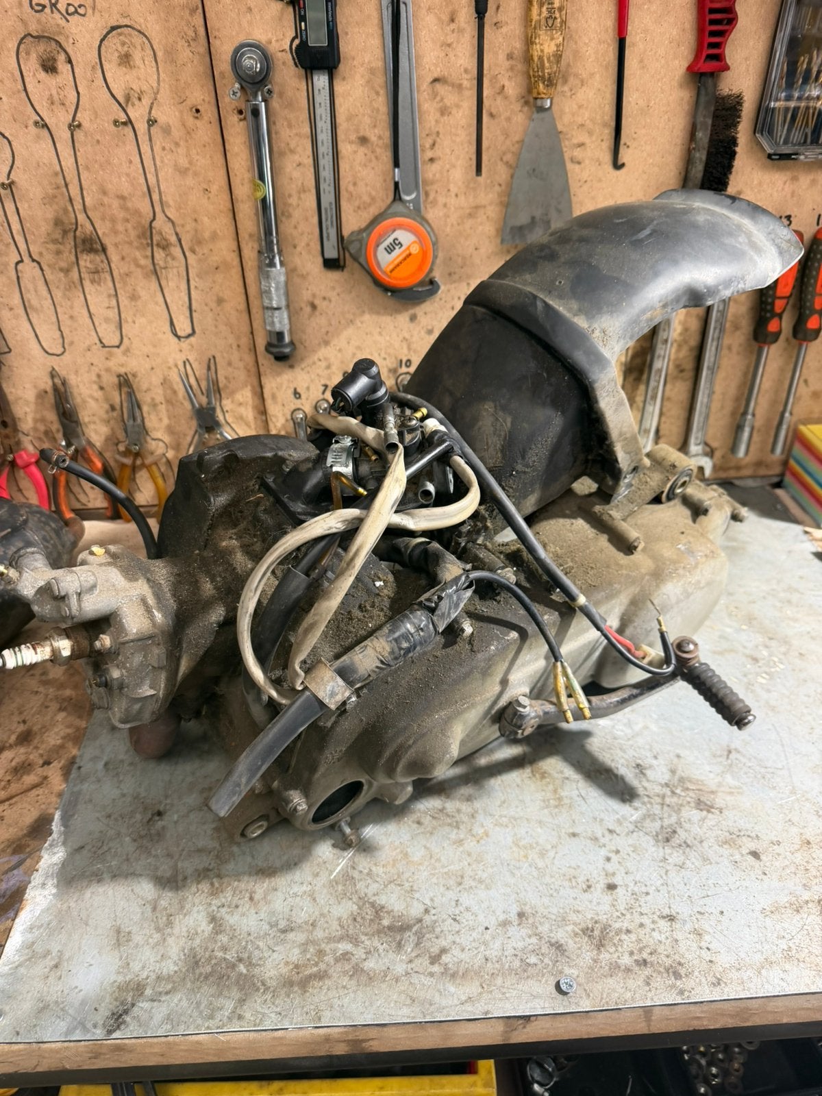 Piaggio quartz blok 50cc 100mm, Ophalen
