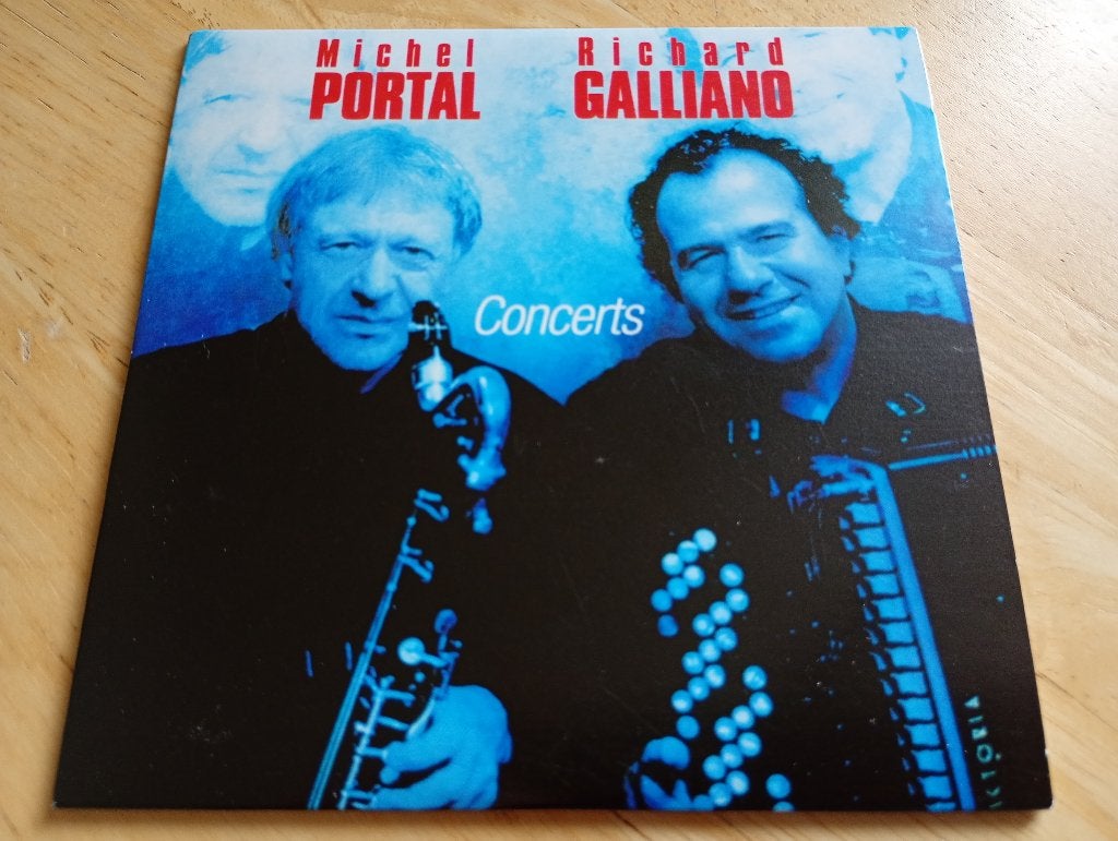 CD Michel Portal & Richard Galliano - Concerts, Verzenden, Zo goed als nieuw, Jazz