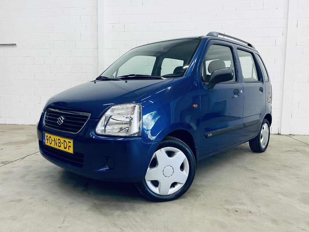 Suzuki Wagon R+ 1.3 GLS automaat Airco, 970 kg, Stof, Zwart, 4 cilinders