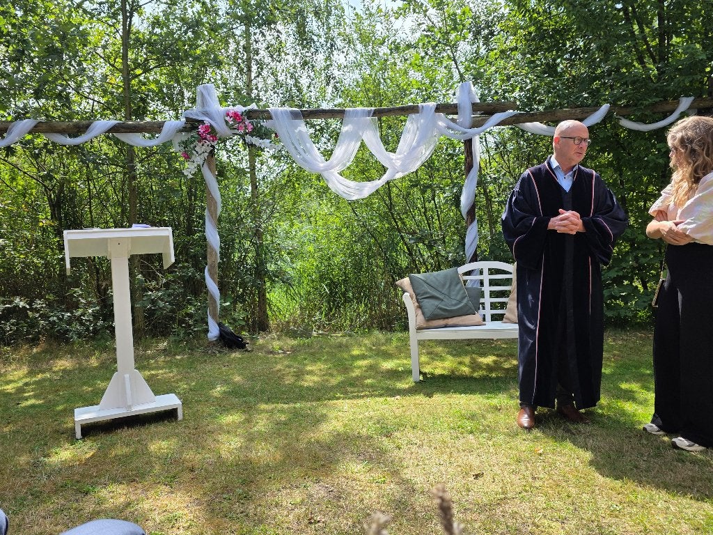 Aankleding Bruiloft, Ophalen of Verzenden, Gebruikt, Versiering, Geboorte of Huwelijk