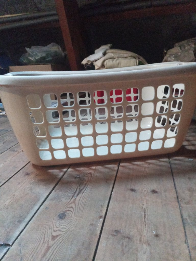 Hobby Life 35L Laundry Basket - Beige, Ophalen, Zo goed als nieuw, Wasmand, Overige merken