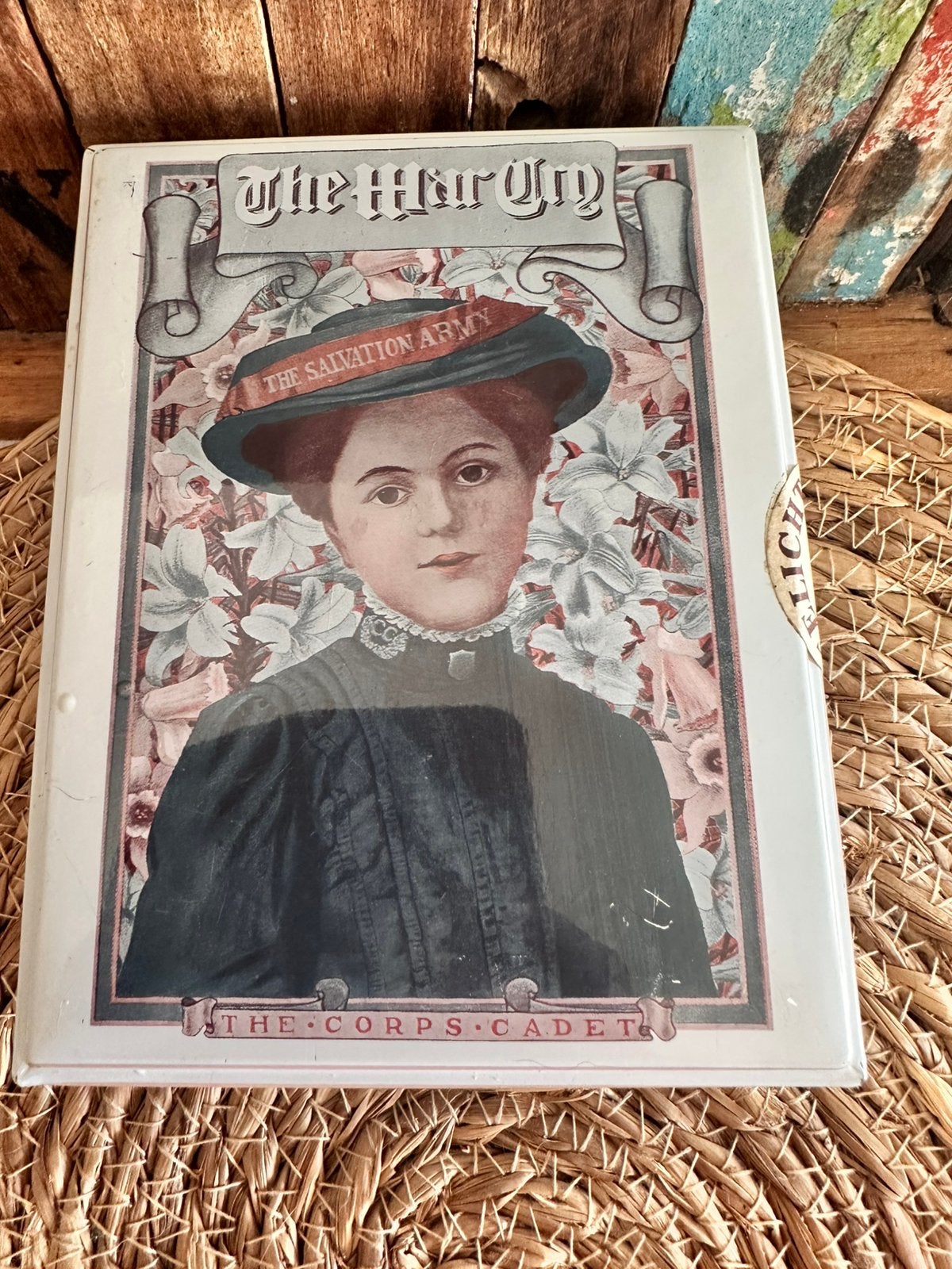 Vintage theelichten blik / leger des heils / salvation army, Verzamelen, Ophalen of Verzenden, Zo goed als nieuw