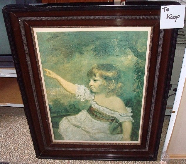 Schilderij te koop; schilderij 96 x 75 cm, Ophalen