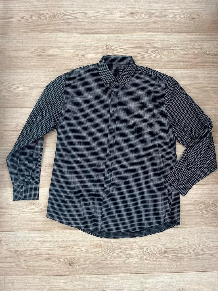 Nieuw Portonova Overhemd - Zwart/Wit Geruit - Maat XL, Ophalen of Verzenden, Nieuw, Zwart, Halswijdte 43/44 (XL)