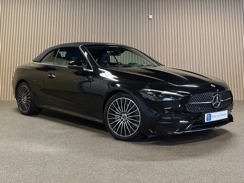 Mercedes-Benz CLE Cabriolet 200 AMG STYLING-AIRSCARF-MEMORY-, Auto's, Mercedes-Benz, Automaat, 12 maanden, Gebruikt, Zwart