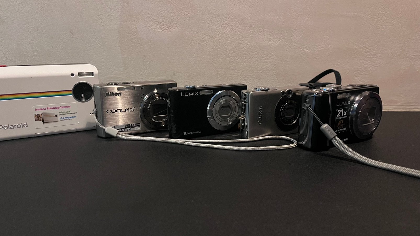 Nikon, panasonic, canon alles in 1 koop, Ophalen, Gebruikt, Compact, Overige Merken