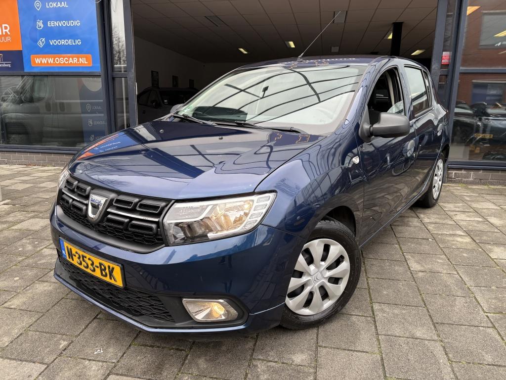 Dacia Sandero 0.9 TCe Laureate/led-airco- trekhaak-2017, Euro 6, Blauw, Handgeschakeld, 19 km/l