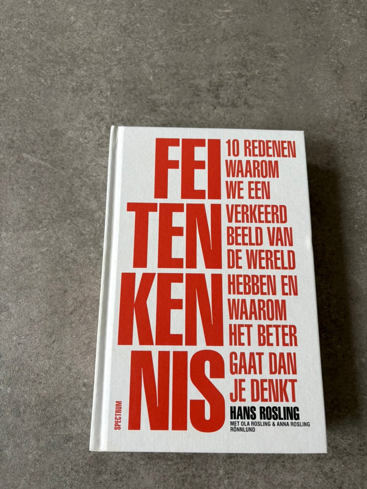 Hans Rosling - Feitenkennis, Boeken, Ophalen of Verzenden, Zo goed als nieuw