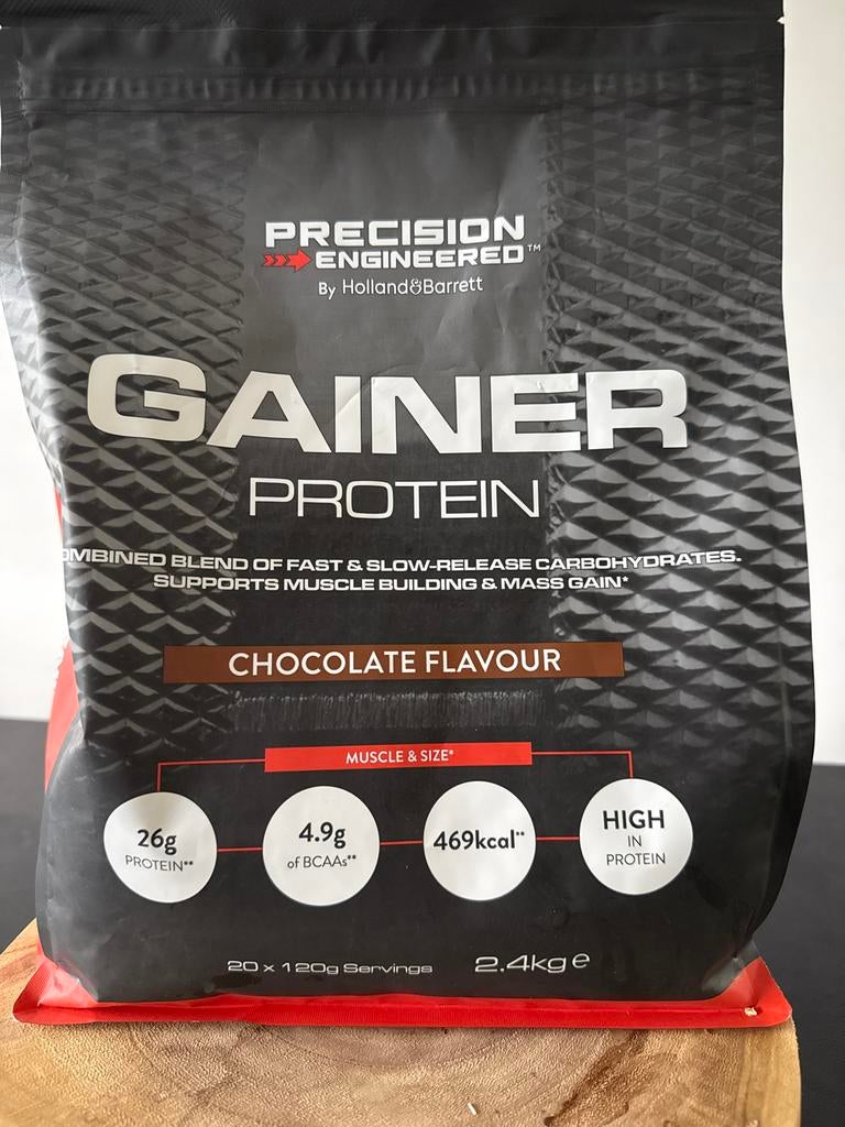 Precision Engineered Gainer Proteïne Chocolade 2.4kg, Sport en Fitness, Ophalen, Nieuw, Armen, Overige typen