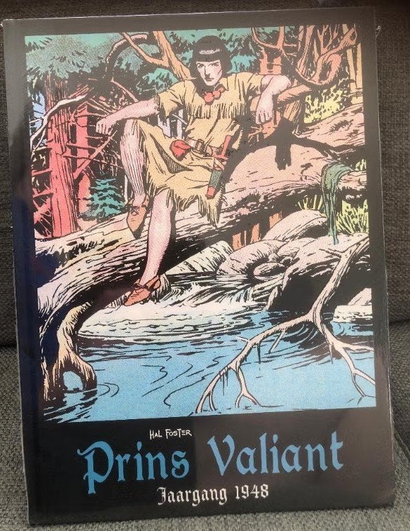 1948 prins valiant hardcover j6, Eén stripboek, Ophalen of Verzenden, Zo goed als nieuw