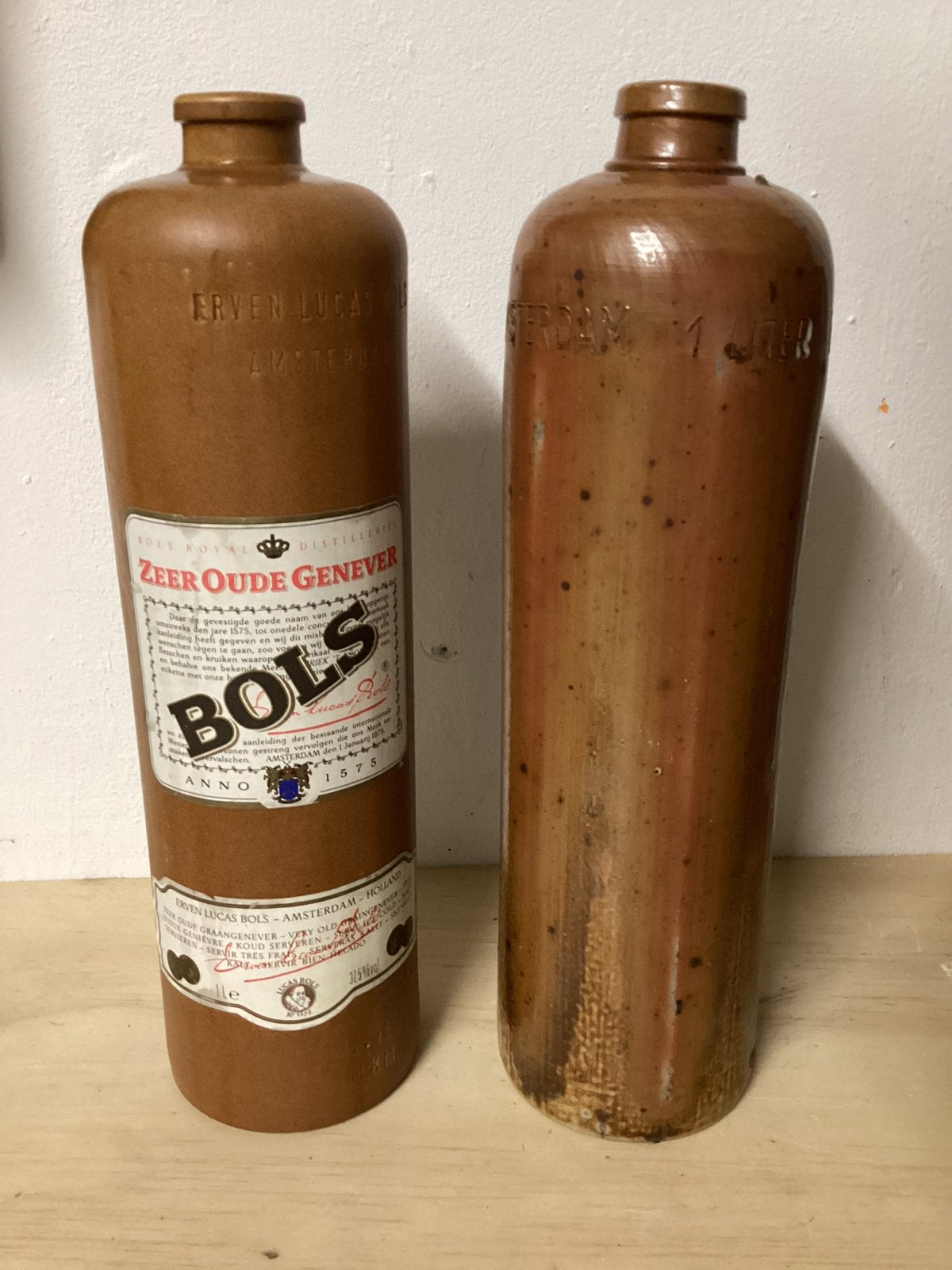 Bols Jenever Kruikflessen - Erven Lucas Bols Vintage 1900, Verzenden