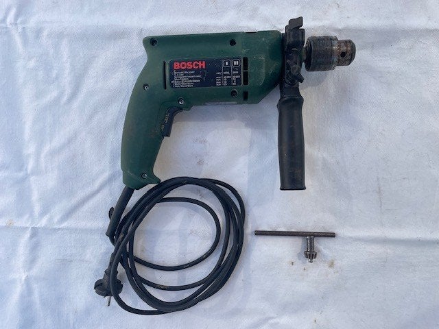 Boormachine, Gebruikt, Klopboormechanisme, 400 tot 600 watt, Ophalen