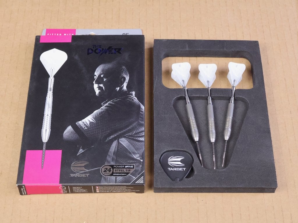 Target Phil Taylor Generation 6 darts 24 gram Swiss points, Sport en Fitness, Darts, Ophalen of Verzenden, Gebruikt, Pijlen