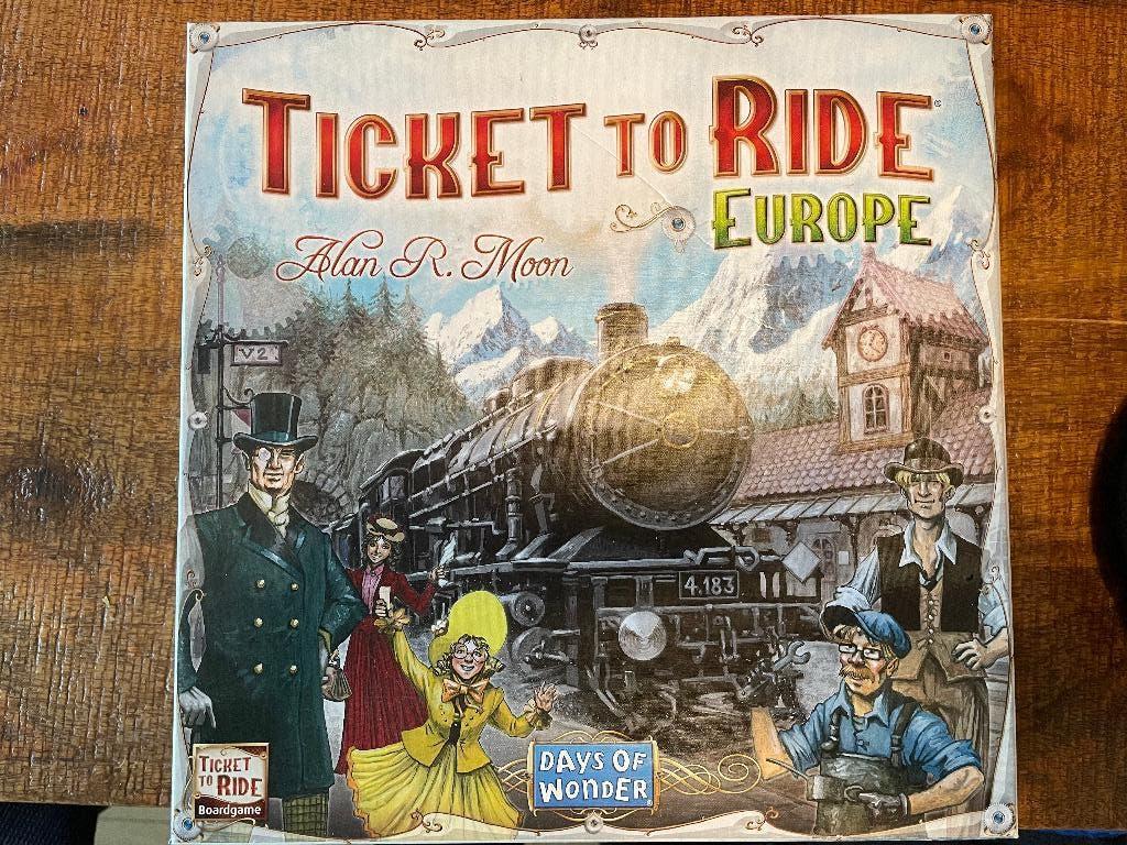 Ticket To Ride Europe, Hobby en Vrije tijd, Gezelschapsspellen | Kaartspellen, Ophalen, Zo goed als nieuw
