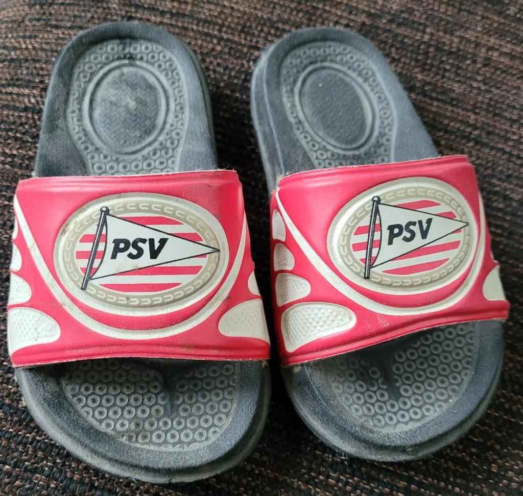 Psv slippers maat 28 usa 8 eendracht maakt macht van bommel, Ophalen of Verzenden
