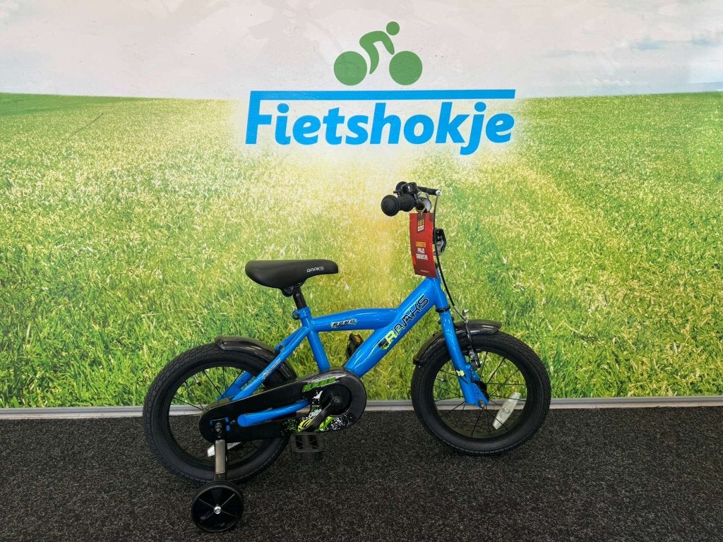 Fietshokje Raaks : Nieuwe Raaks Bobo jongensfiets 14 inch, Niet ingevuld, Zijwieltjes, Niet ingevuld, Nieuw