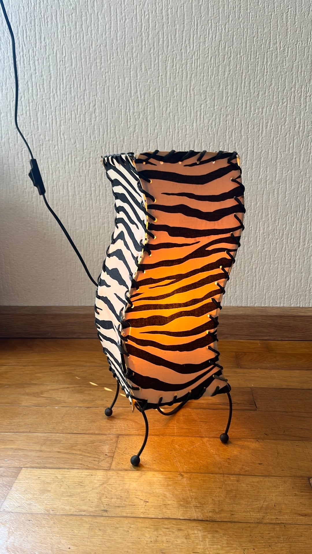 Vintage japanse lamp, Ophalen of Verzenden, Gebruikt