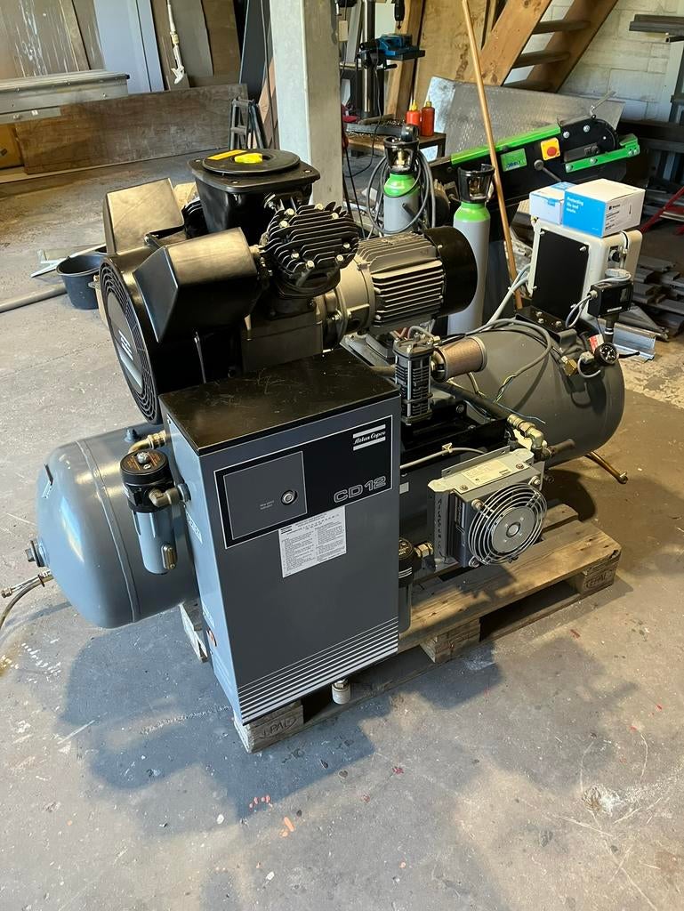 20 bar Atlas copco compressor, Doe-het-zelf en Verbouw, 100 liter of meer, Ophalen, Gebruikt, 10 bar of meer