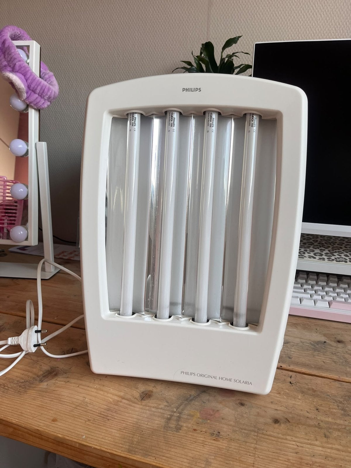 Philips Gezichtsbruiner Original Home Solaria, Ophalen of Verzenden, Zo goed als nieuw, Gezichtsbruiner, Minder dan 10 lampen