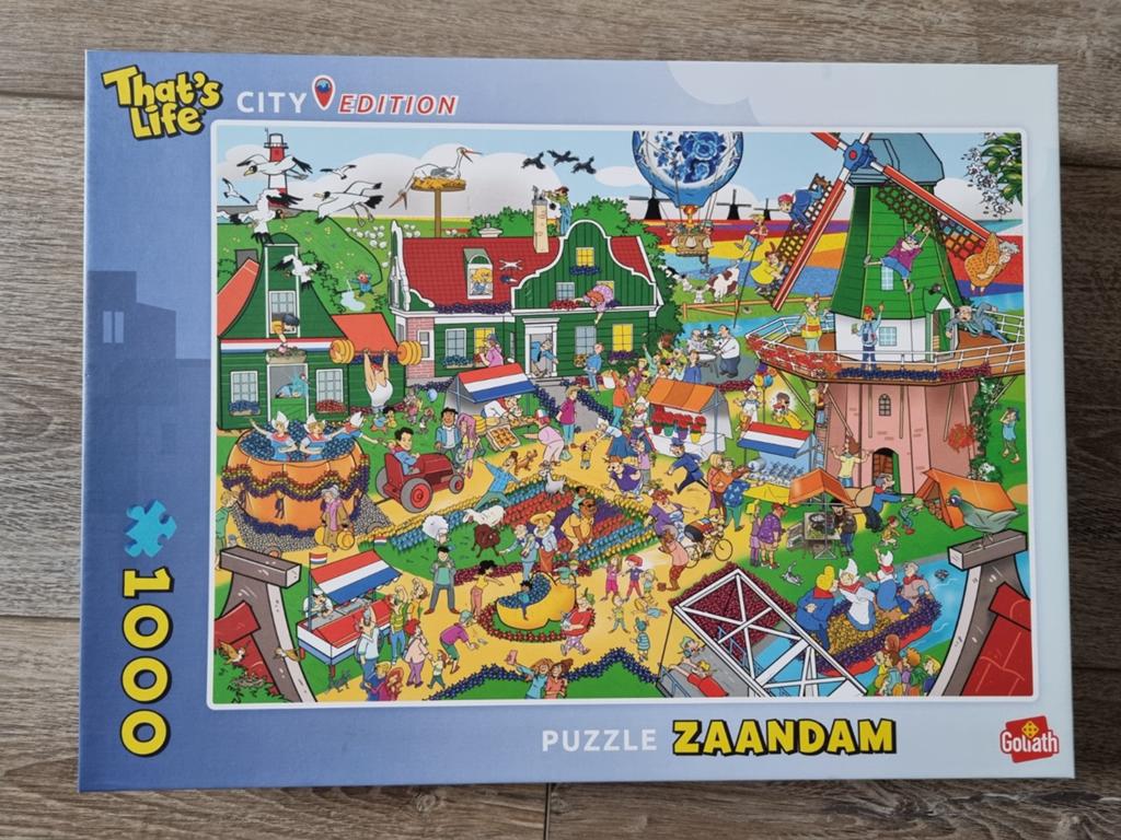 That's Life City Edition Zaandam 1000 stukjes puzzel, Ophalen of Verzenden, 500 t/m 1500 stukjes, Zo goed als nieuw, Legpuzzel
