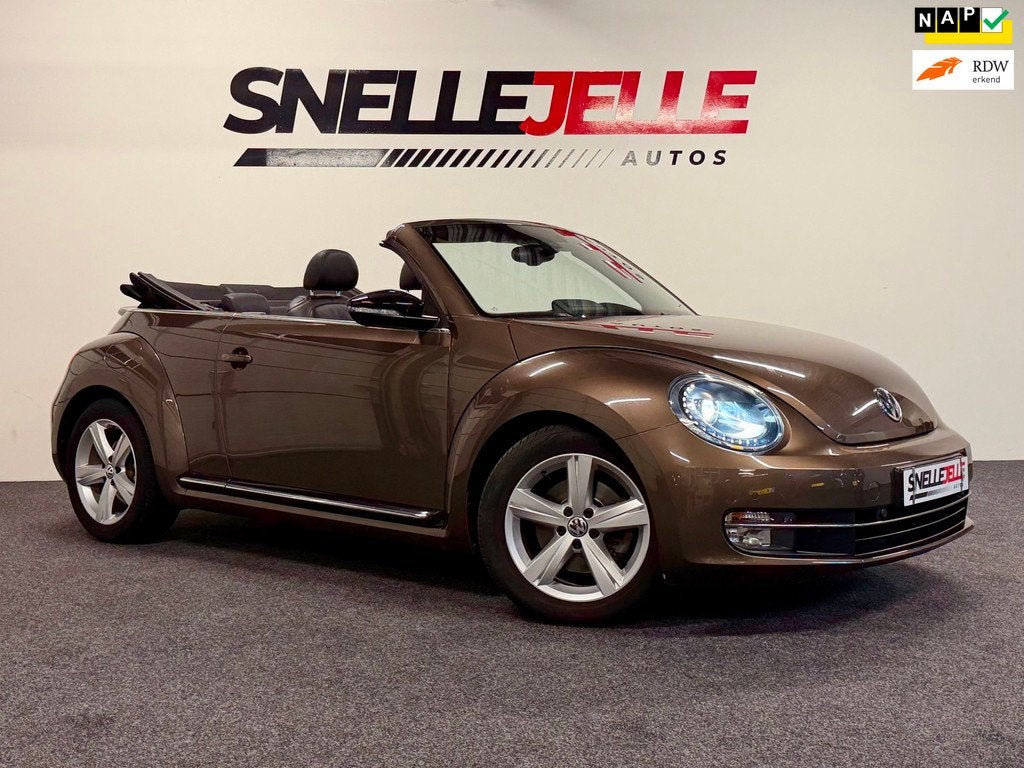 Volkswagen Beetle Cabriolet 1.4 TSI Sport|ZEER NETJES|FENDER, Auto's, Volkswagen, Euro 5, Gebruikt, 4 cilinders, 4 stoelen