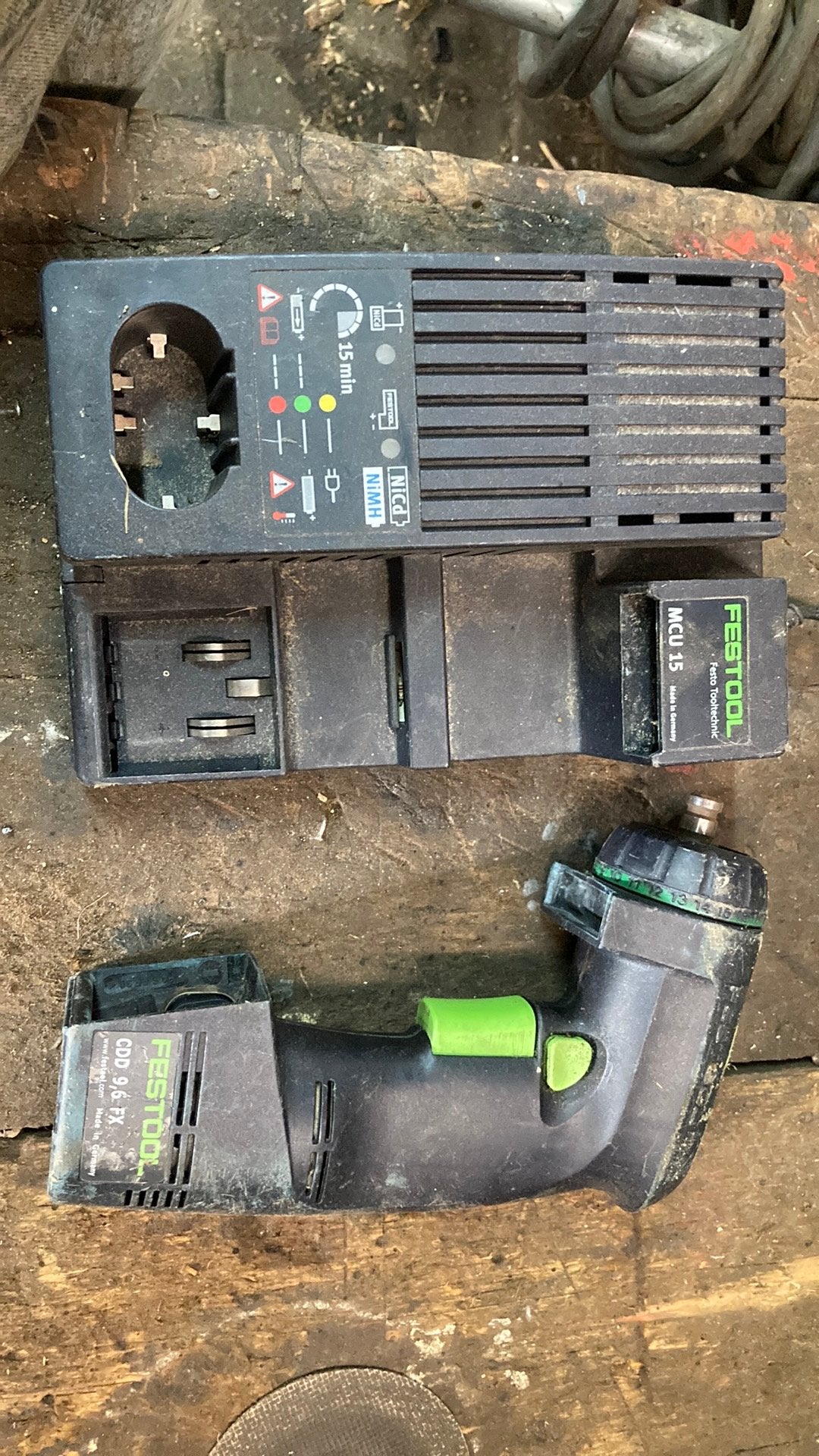Te koop festool lader en boormachine, Ophalen of Verzenden, Zo goed als nieuw, Boormachine
