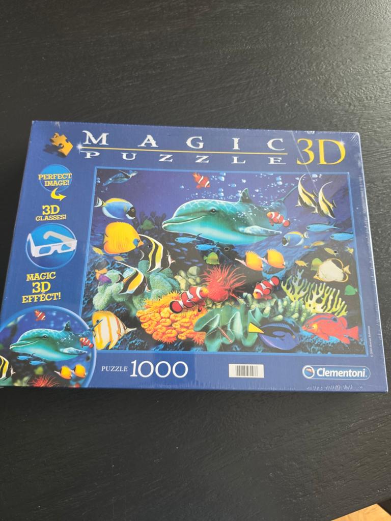 Nieuwe 3D Puzzel Clementoni Magic 1000 stukjes, Ophalen of Verzenden, 500 t/m 1500 stukjes, Nieuw, Rubik's of 3D-puzzel