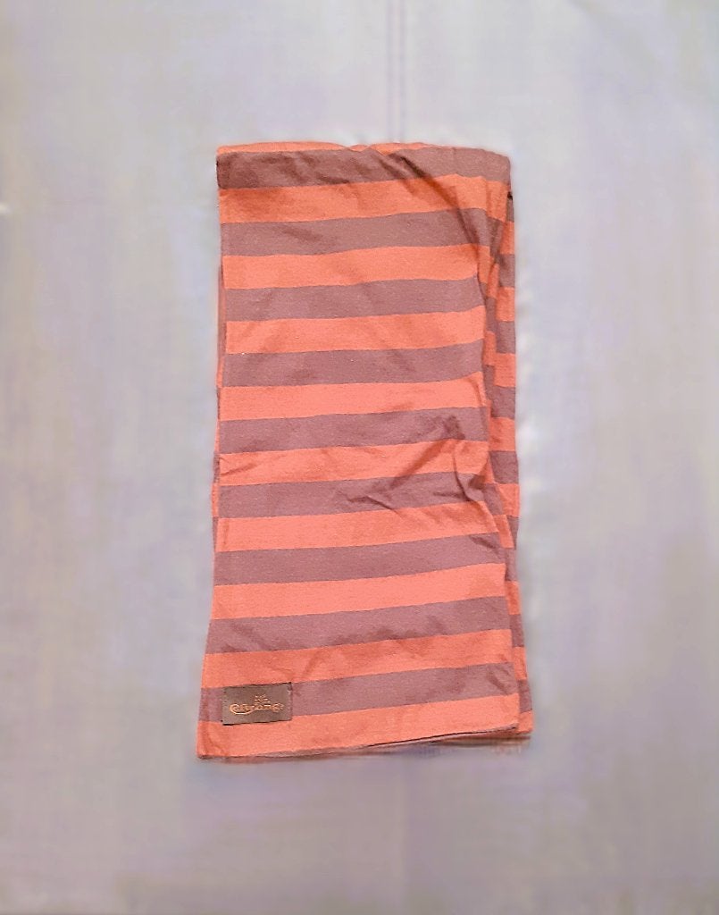 Efteling gestreepte sjaal - Oranje/Bruin, Verzamelen, Ophalen of Verzenden, Zo goed als nieuw, Kleding