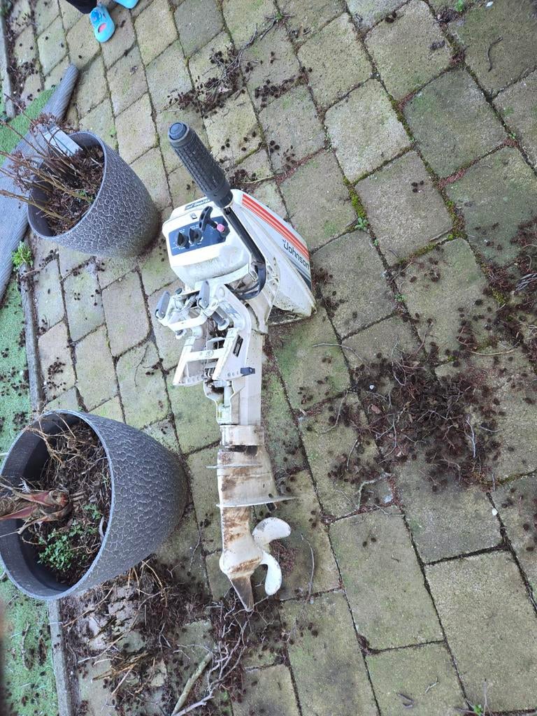 Johnson Sea-Horse buitenboordmotor met boot, Watersport en Boten, Accessoires en Onderhoud, Ophalen of Verzenden, Gebruikt, Onderhoud en Reparatie