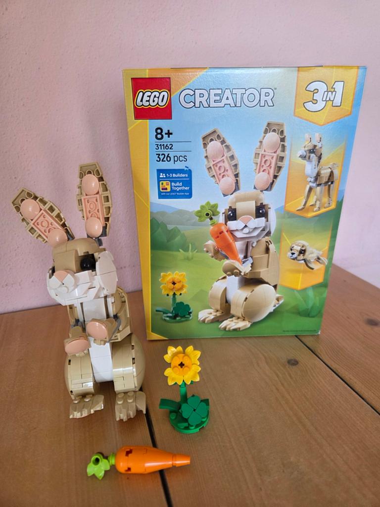 Lego Creator 31162 Konijn 3-in-1 set, Ophalen of Verzenden, Zo goed als nieuw
