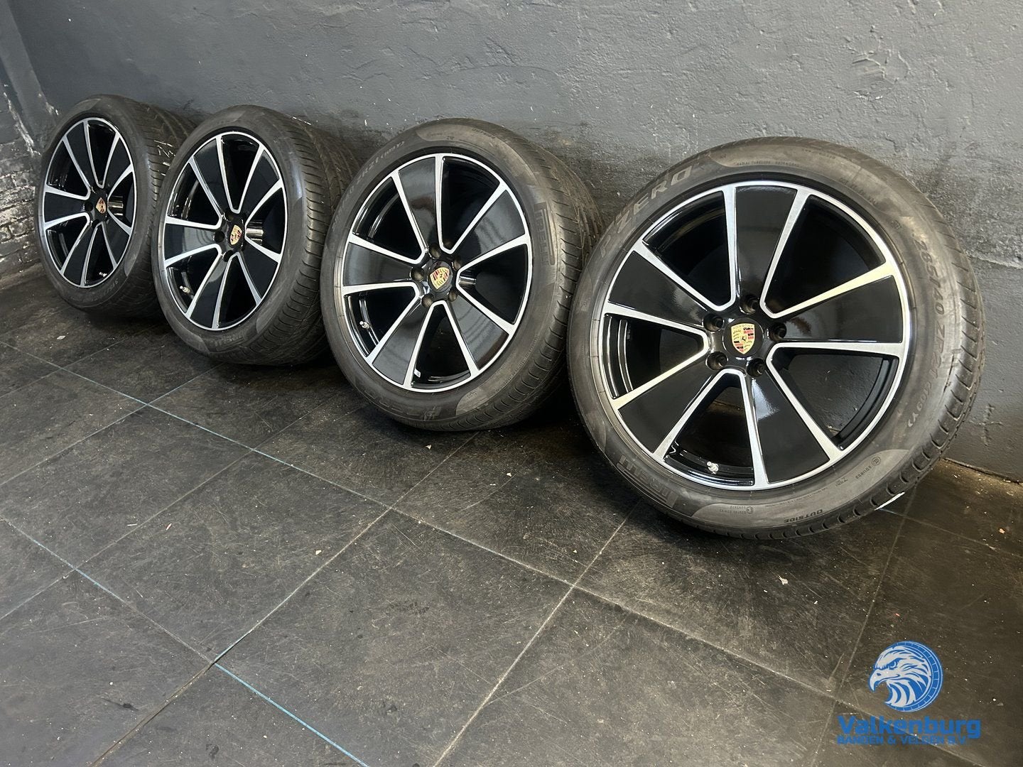 7mm! Originele Porsche Cayenne Coupe 9Y 21 inch zwarte velge