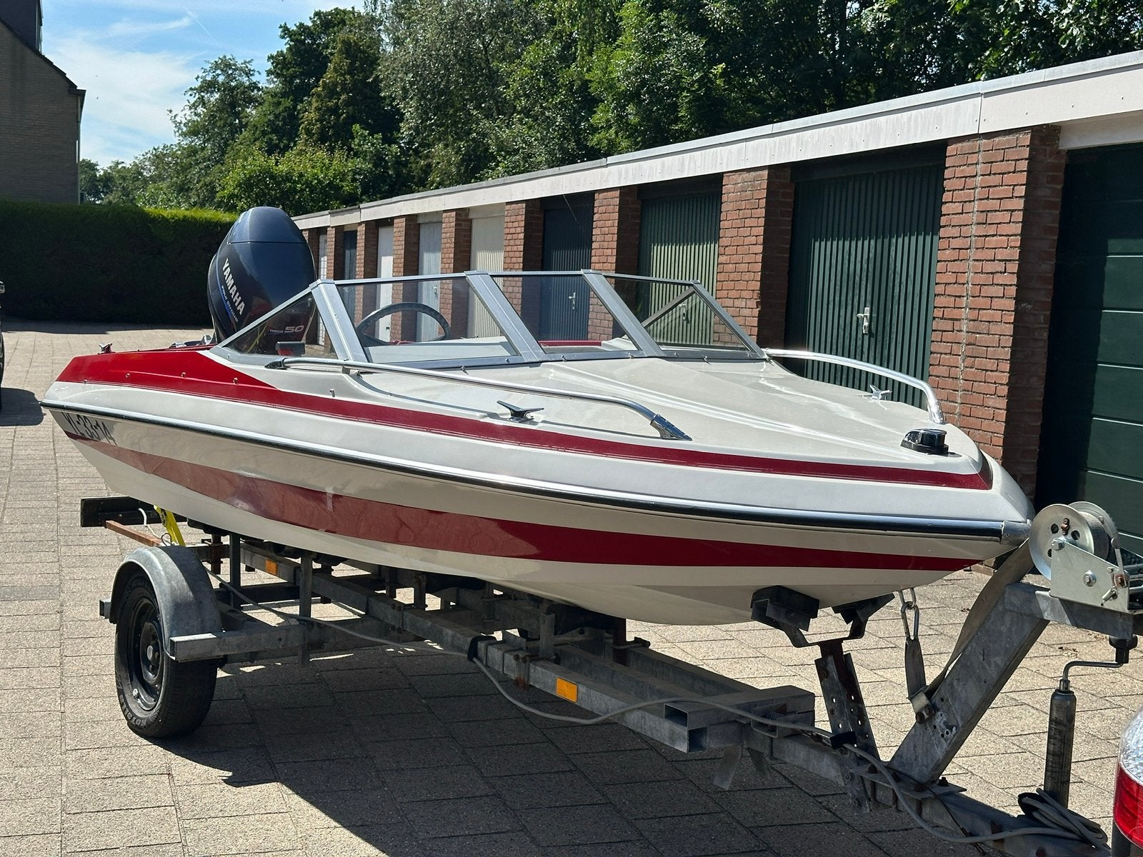 Speedboot Glastron (Unieke staat!) + Trailer, Watersport en Boten, Speedboten, Zo goed als nieuw, Ophalen of Verzenden