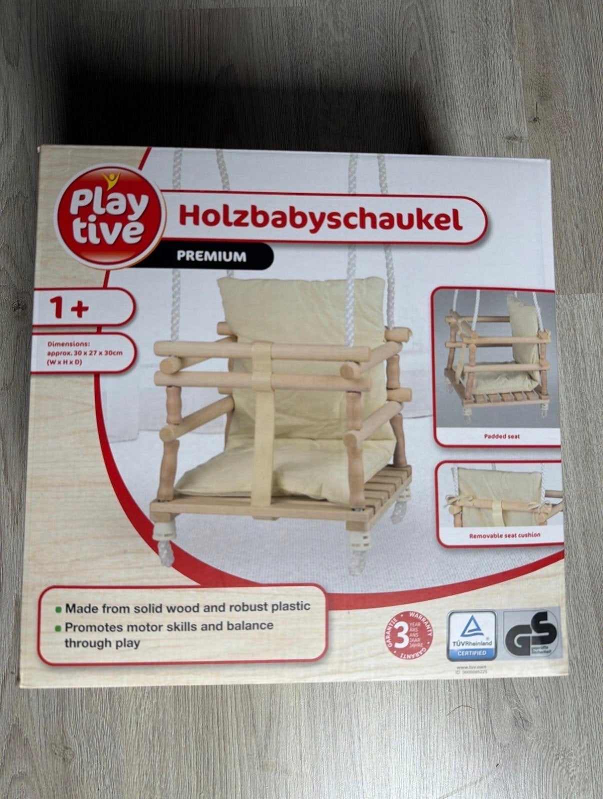 Playtive Houten Babyschommel - Premium Kwaliteit, Ophalen, Nieuw, Overige typen