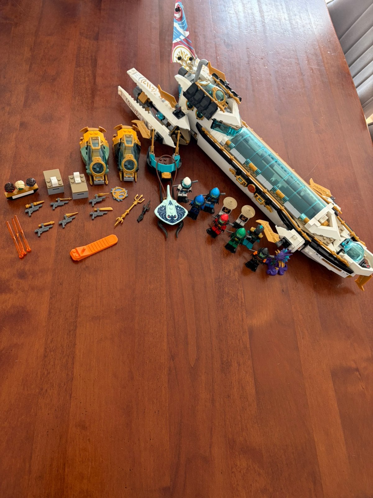 Lego ninjago hydro bounty 71756 compleet, Ophalen of Verzenden, Zo goed als nieuw