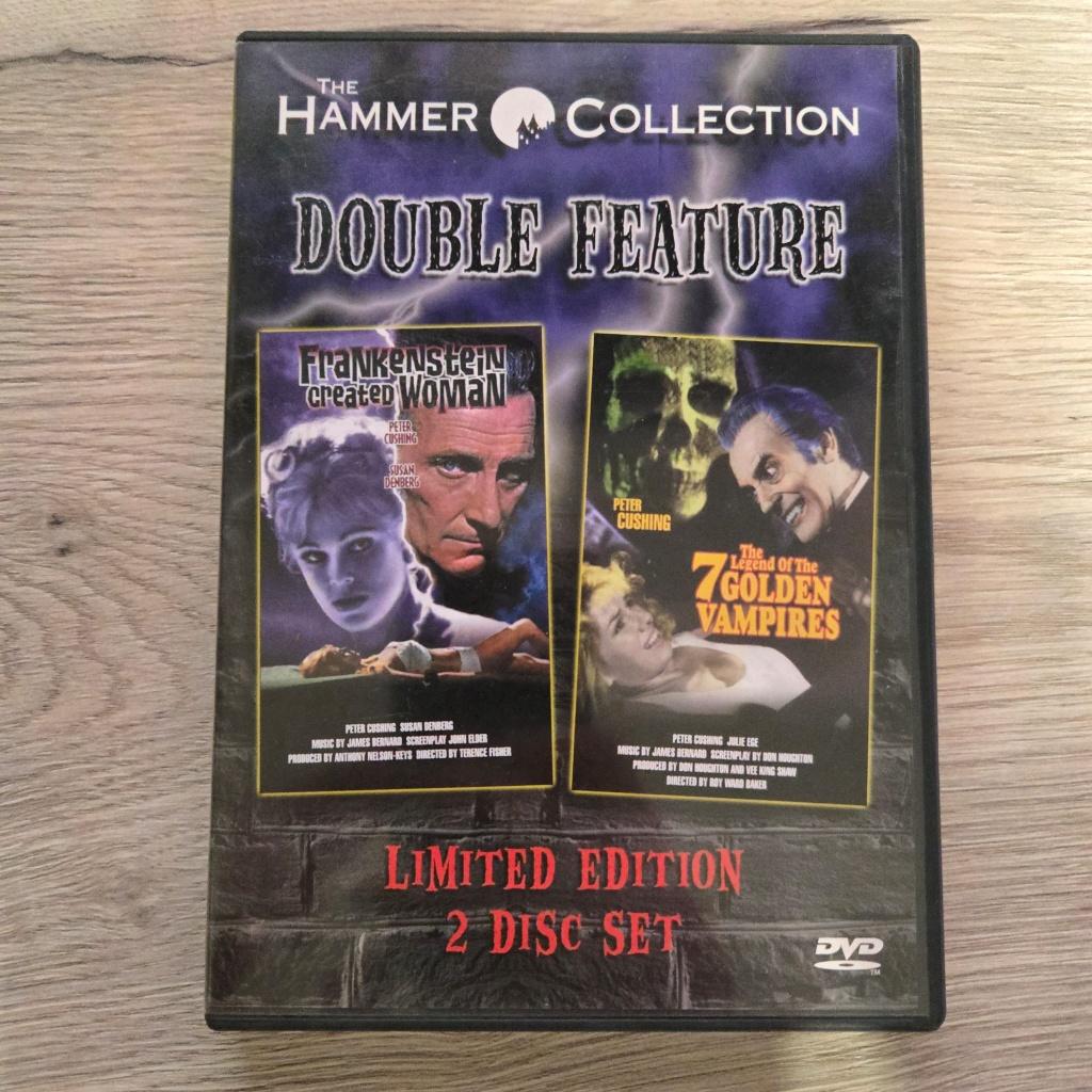 Frankenstein Created Woman & Legend of the 7 Golden Vampires, Cd's en Dvd's, Alle leeftijden, Ophalen of Verzenden, Zo goed als nieuw