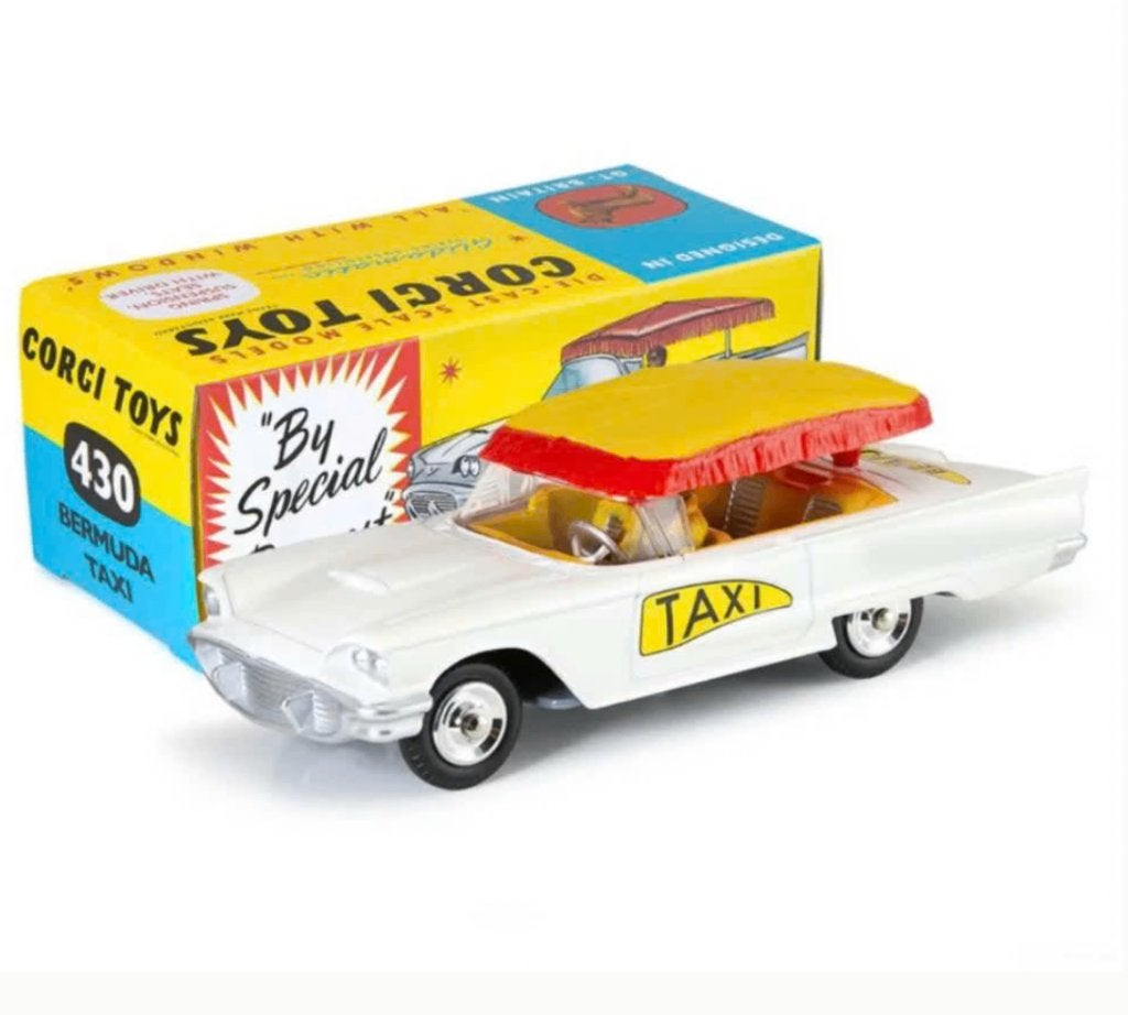 Bermuda Taxi Ford Thunderbird Corgi NEW schaal 1/46 ref. 430, Verzenden, Nieuw, Auto, Corgi